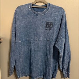 Blue Disney Acid Wash Sweatshirt